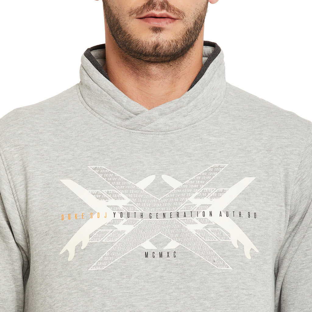 Duke Stardust Men Cowl Neck Sweatshirt (LF3809)