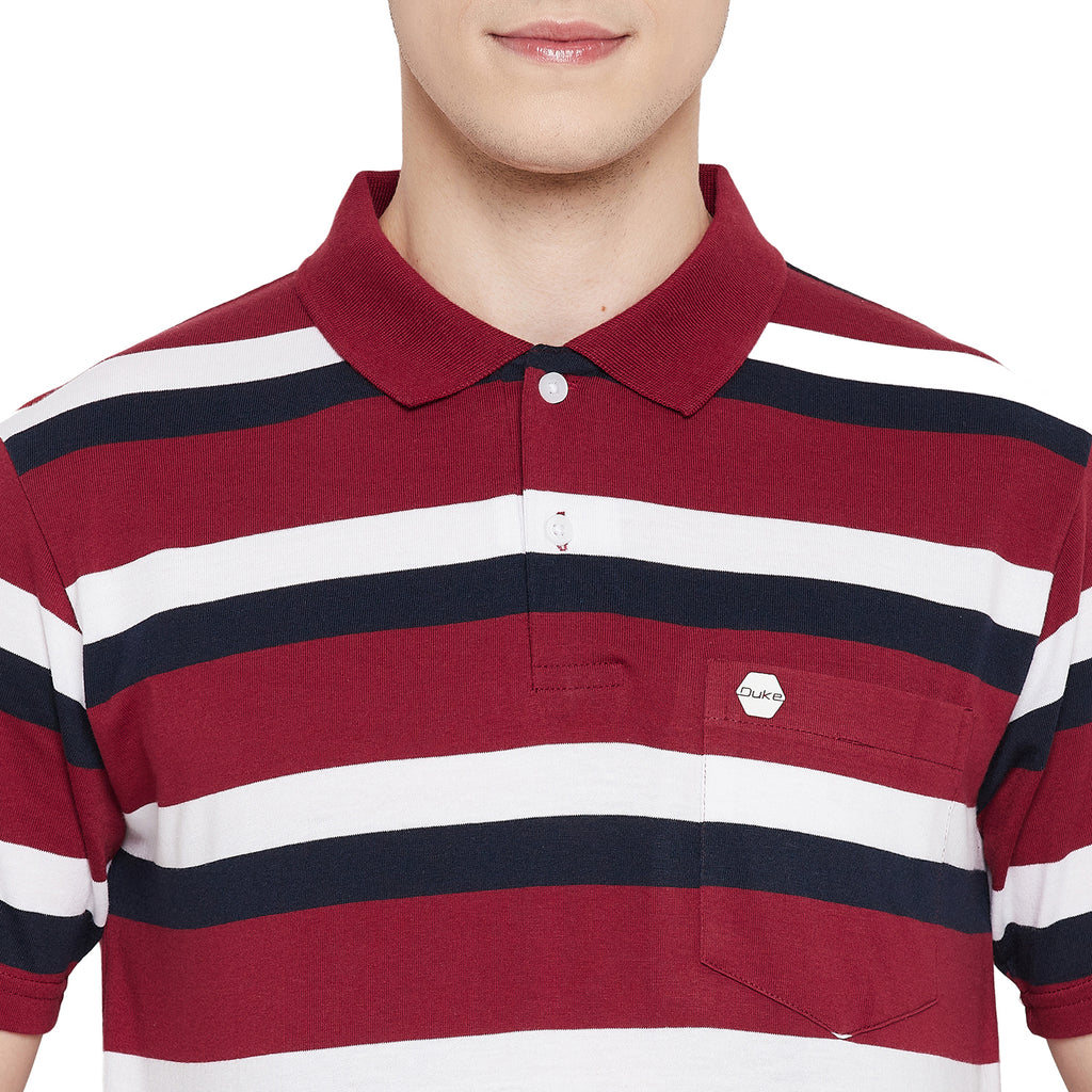 Duke Stardust Men Half Sleeve Cotton T-Shirt (MTLF343)