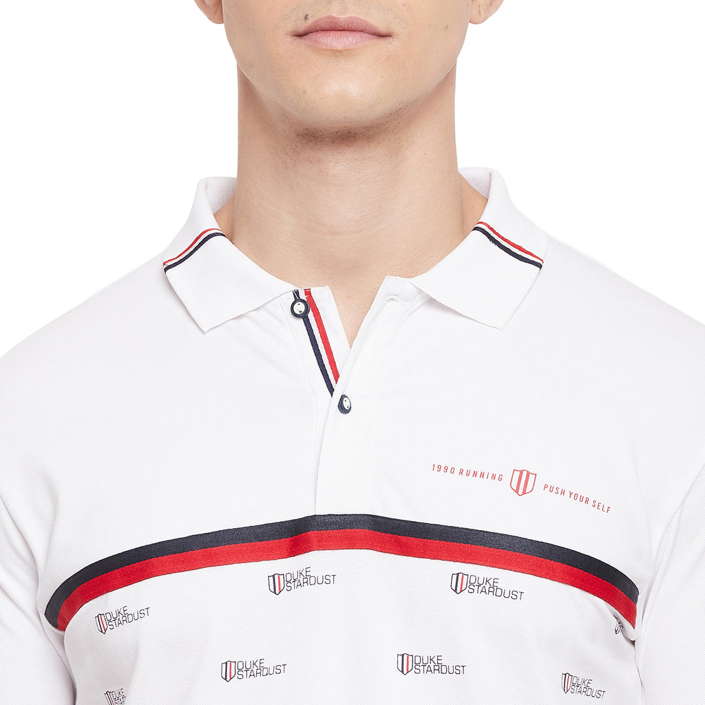 Duke Stardust Men Half Sleeve Cotton T-shirt (LF5493)