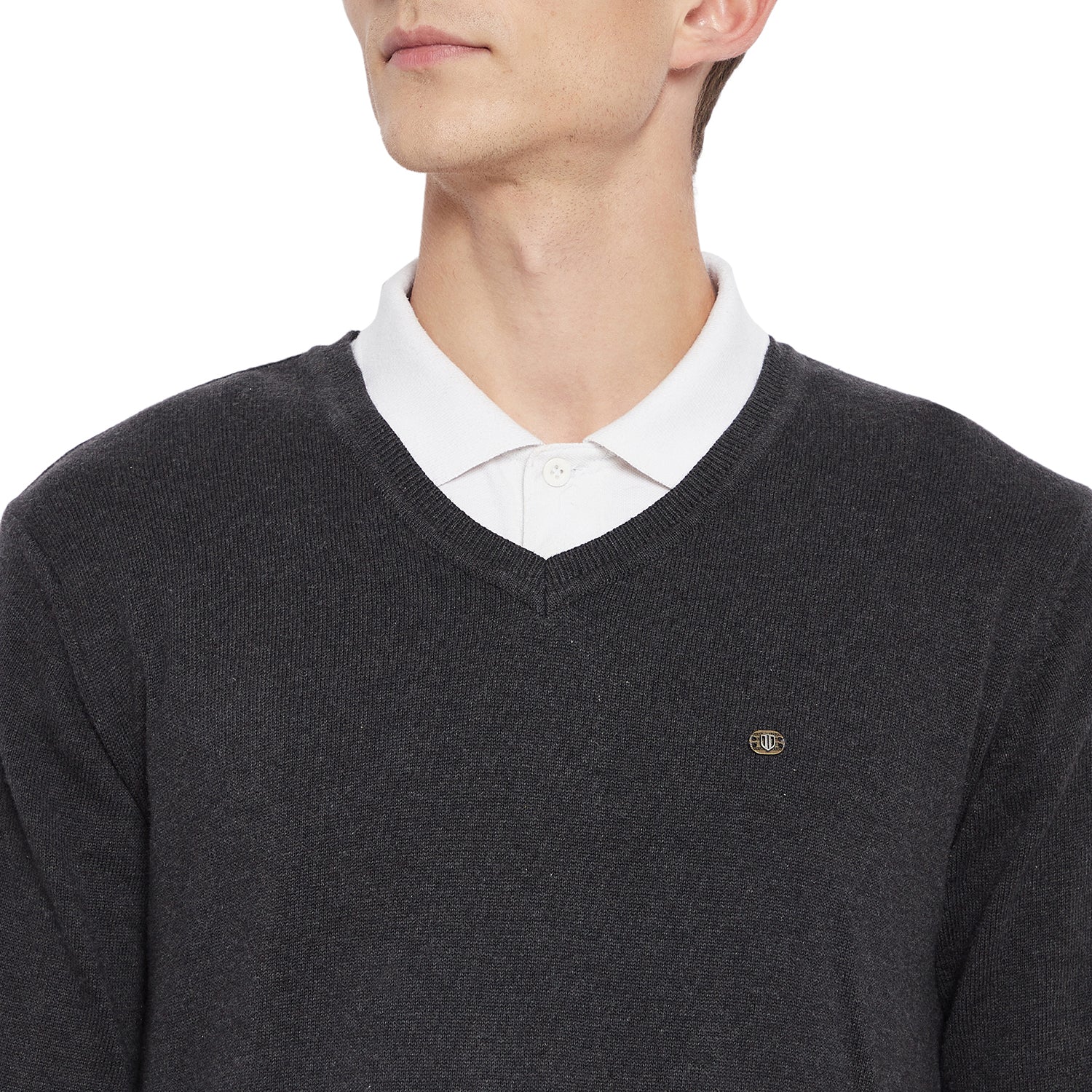 Duke Stardust Men Full Sleeve V Neck Sweater (SDS461)