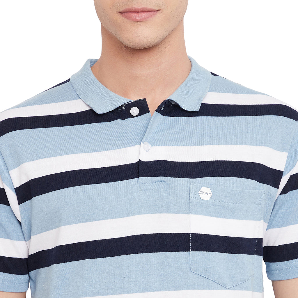 Duke Stardust Men Half Sleeve Cotton T-Shirt (MTLF343)