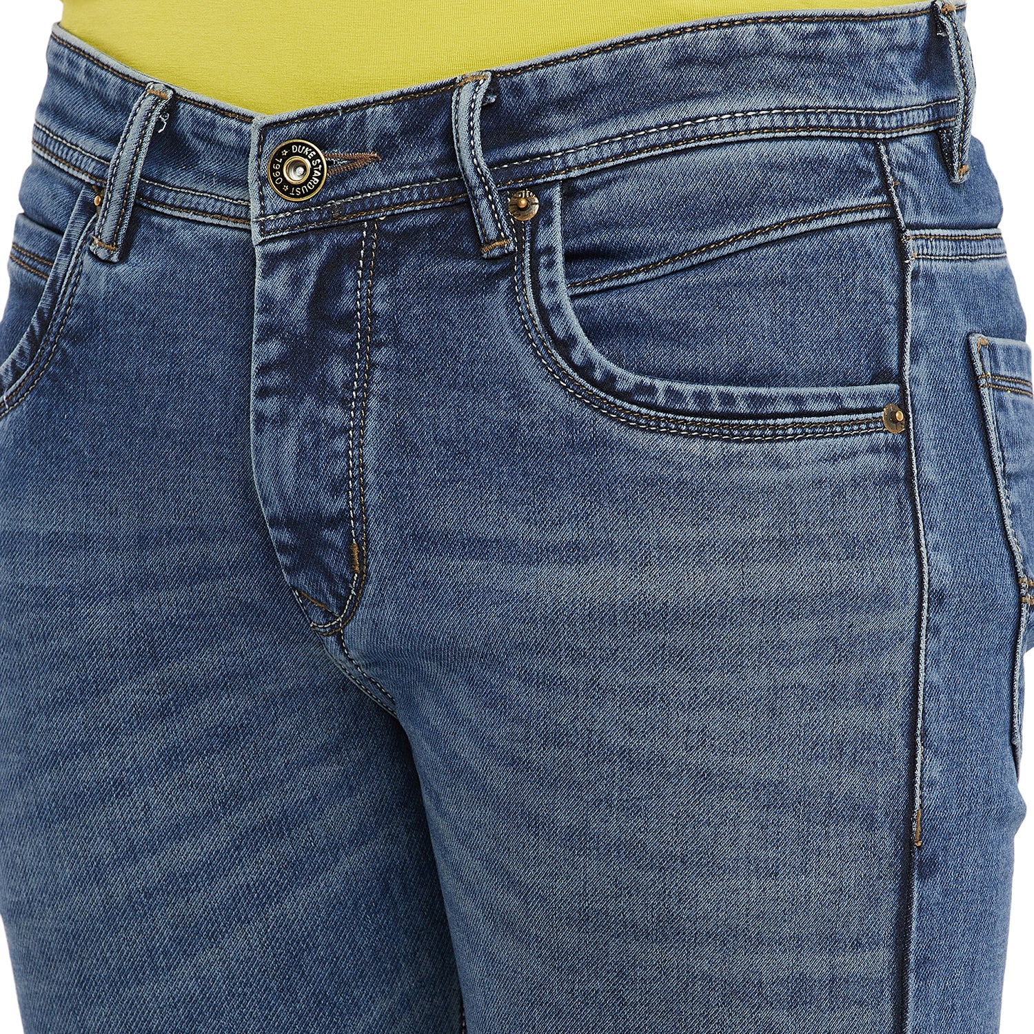 Duke Stardust Men Slim Fit Stretchable Jeans (SDD5165)
