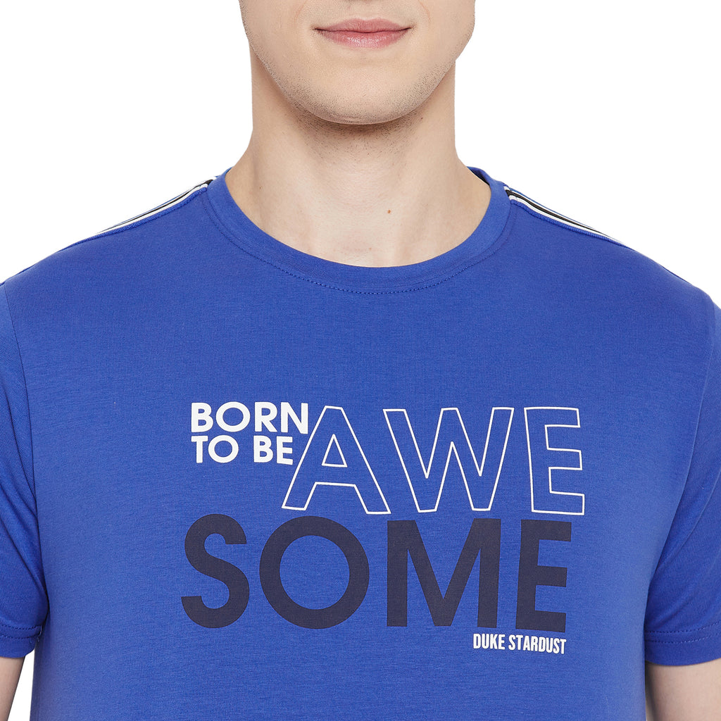 Duke Stardust Men Half Sleeve Cotton T-shirt (LF5277)