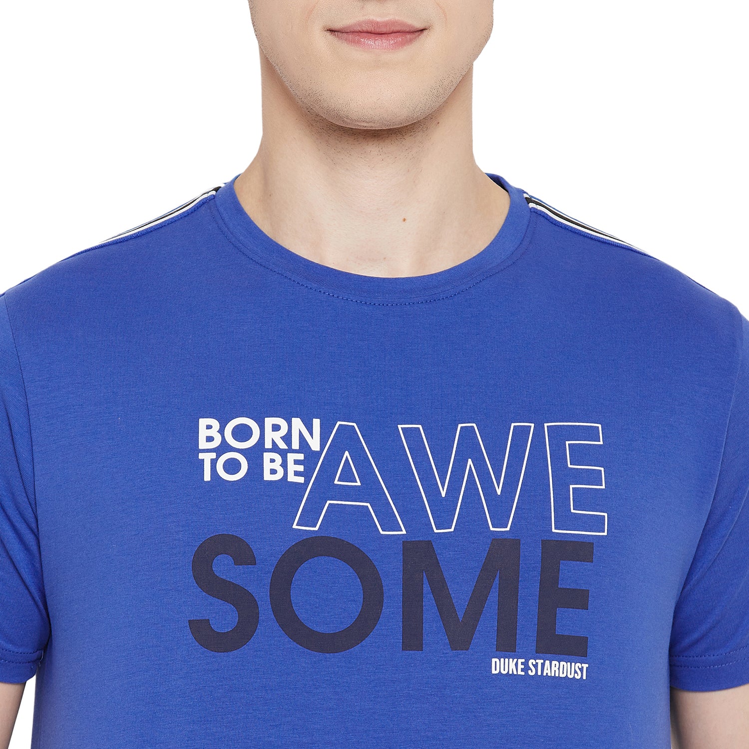 Duke Stardust Men Half Sleeve Cotton T-shirt (LF5277)