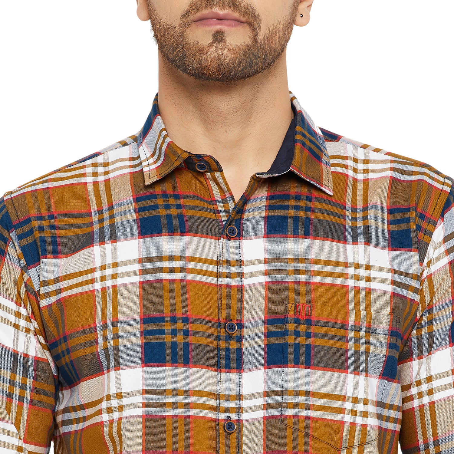 Duke Urban Men Slim Fit Solid Spread Collar Casual Shirt (SDO5CKOL)