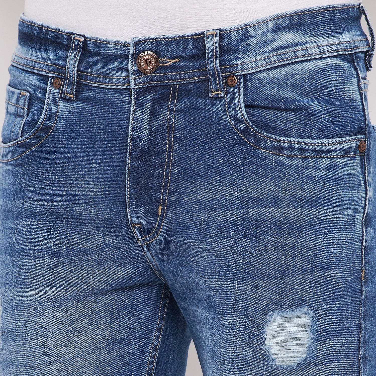 Duke Urban Men Slim Fit Stretchable Jeans (SDD5319)