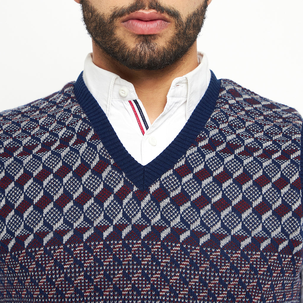 Duke Urban Men Sleeveless Reversible Sweater (SDS2041)