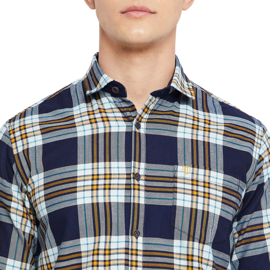 Duke Stardust Men Full Sleeve  Cotton Shirt (SDO5CKIB)