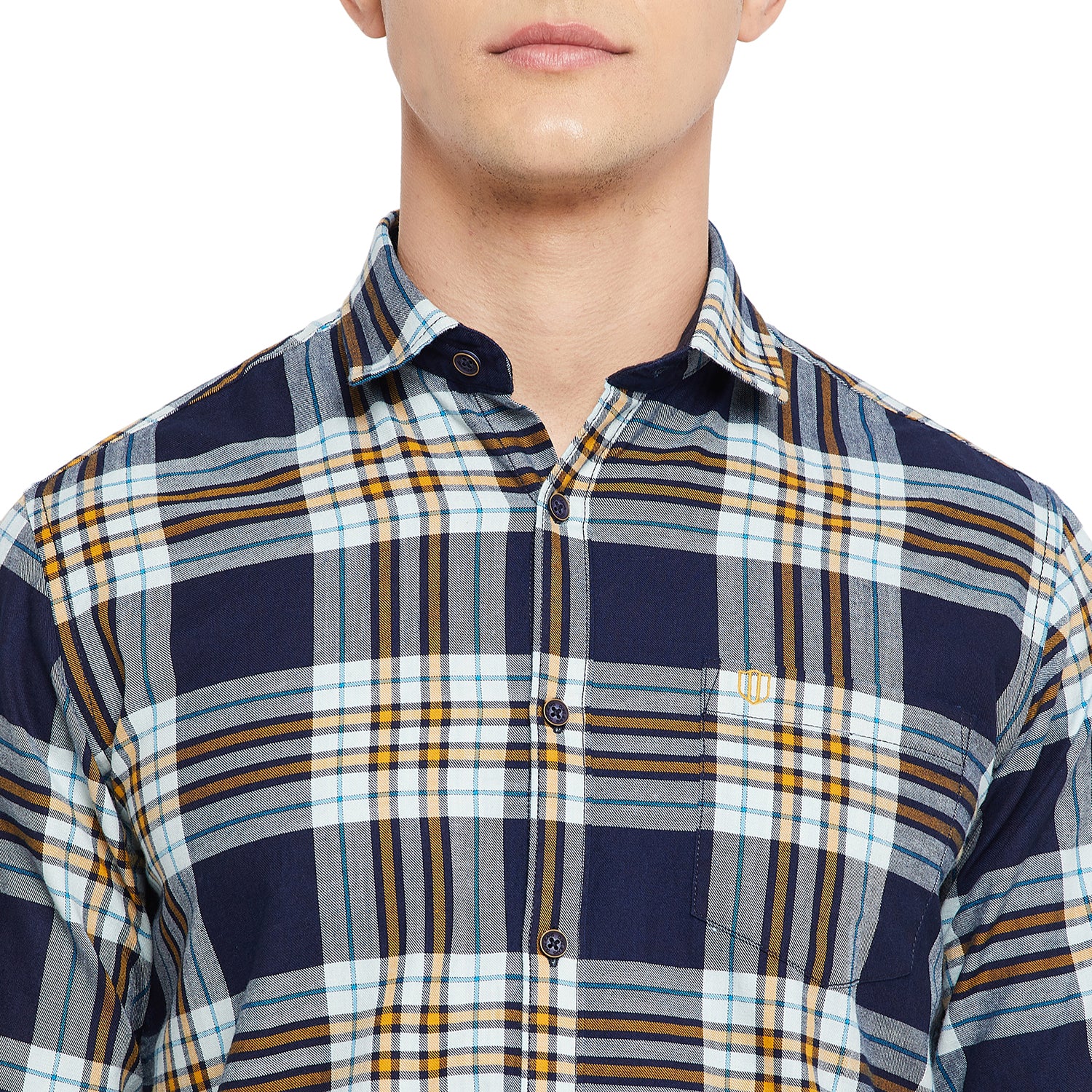 Duke Stardust Men Full Sleeve  Cotton Shirt (SDO5CKIB)