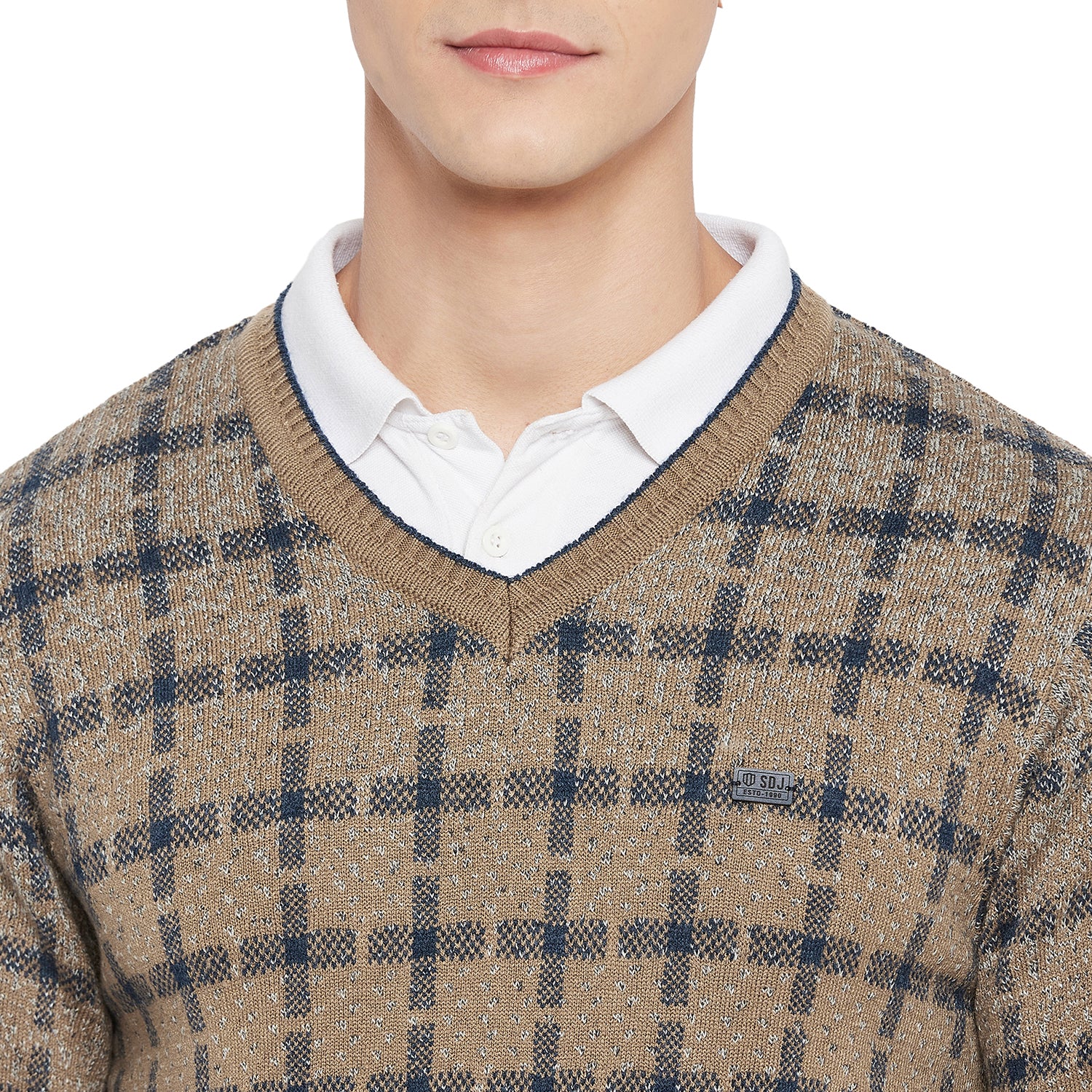 Duke Urban Men Full Sleeve V Neck Sweater (SDS2049)