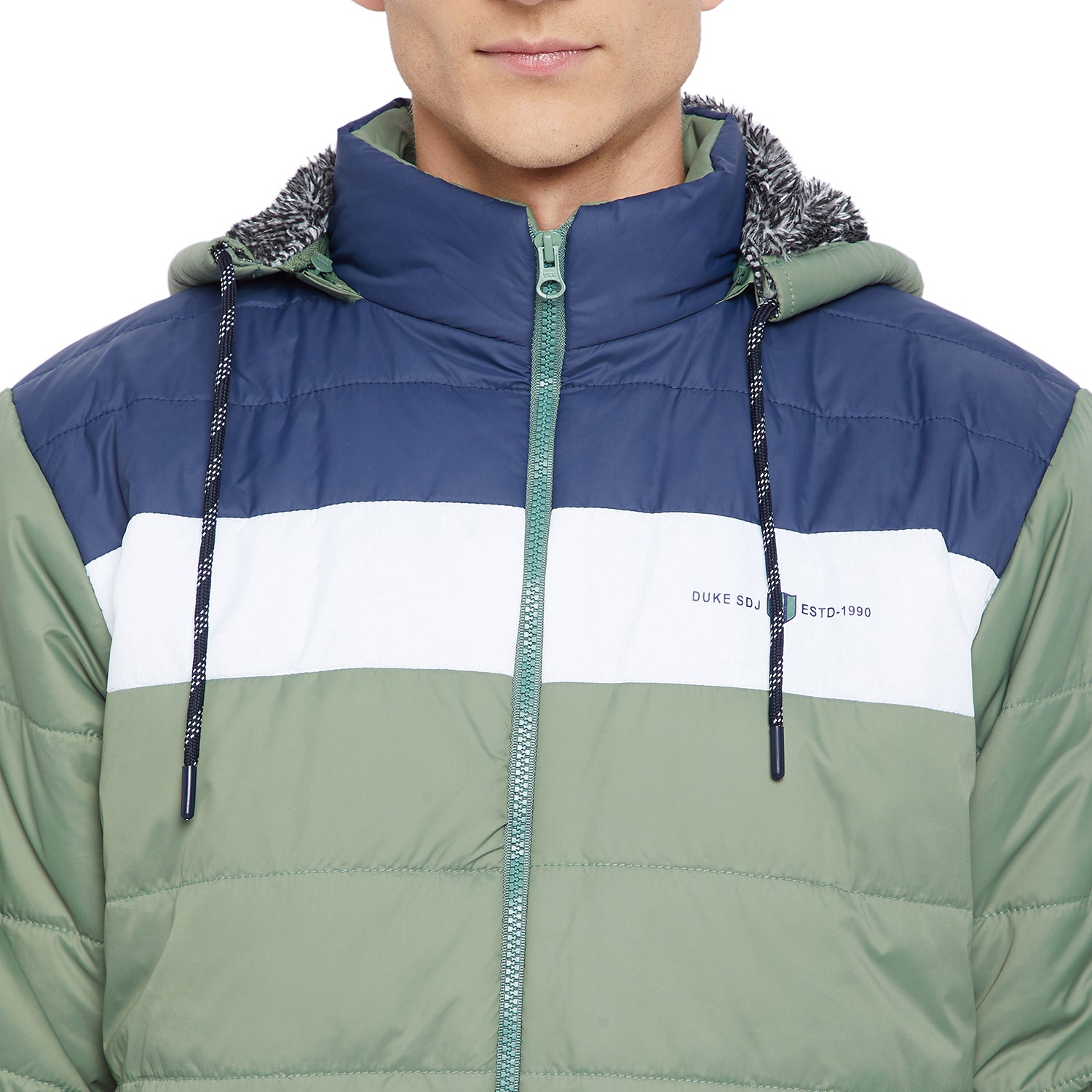 Duke Urban Men Full Sleeve Quilted Jacket (SDZ882)