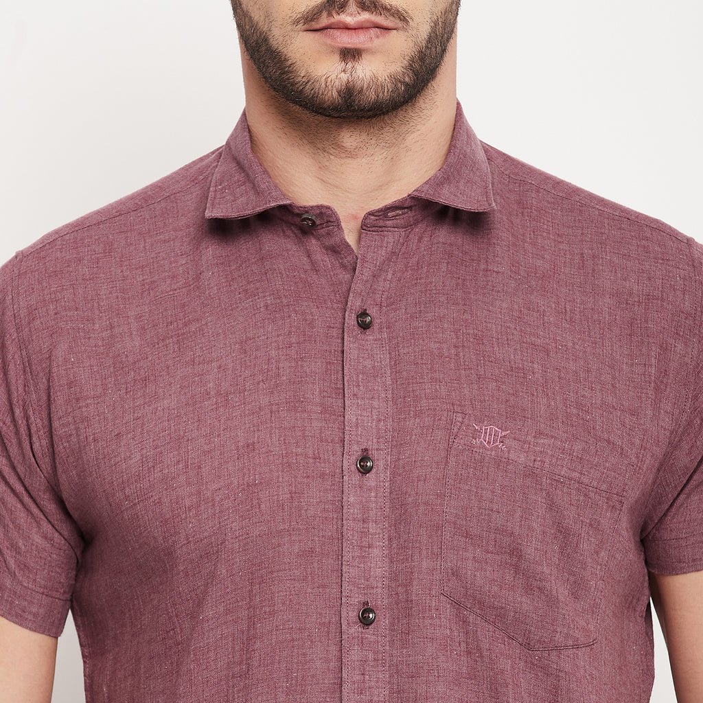 Duke Stardust Men Half Sleeve Cotton Shirt (SDO44CLM)