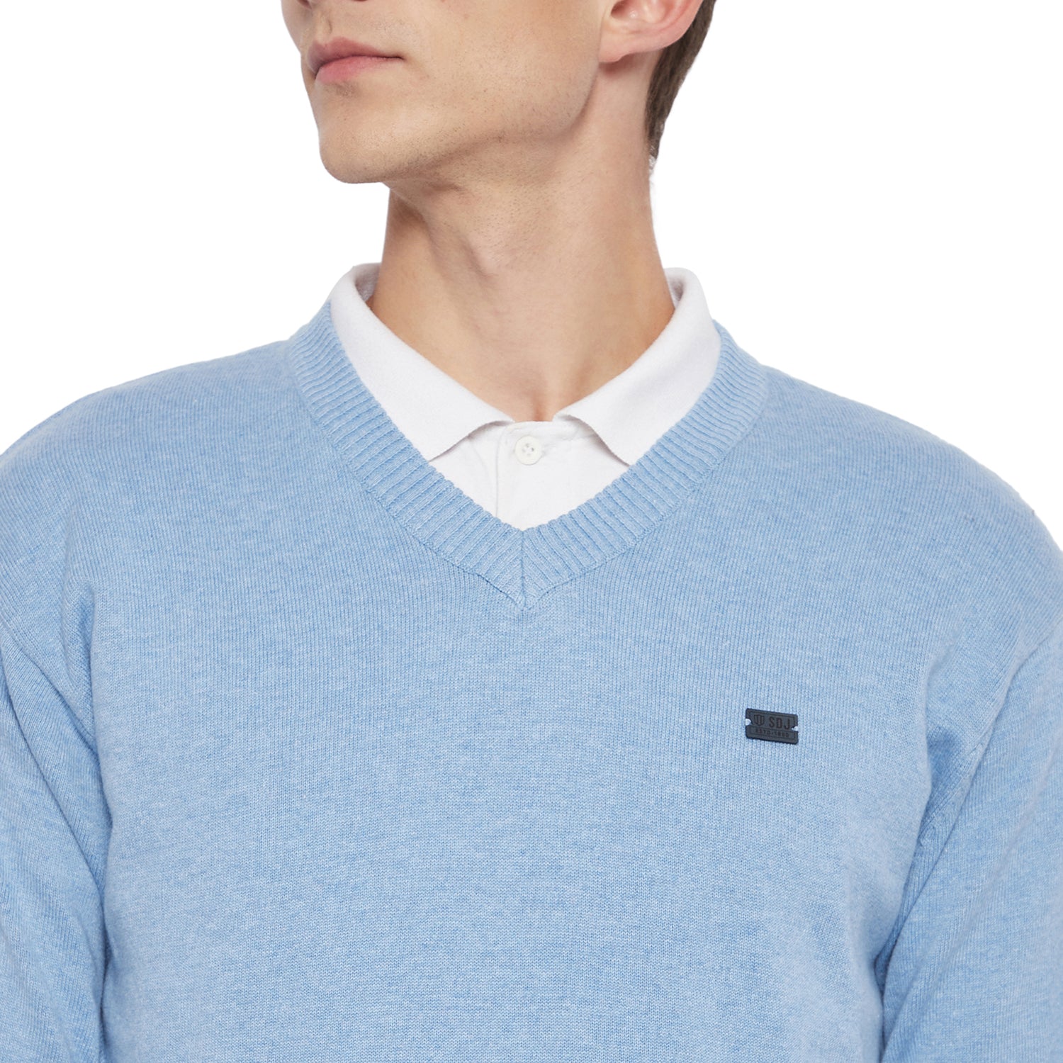 Duke Stardust Men Full Sleeve V Neck Sweater (SDS731)