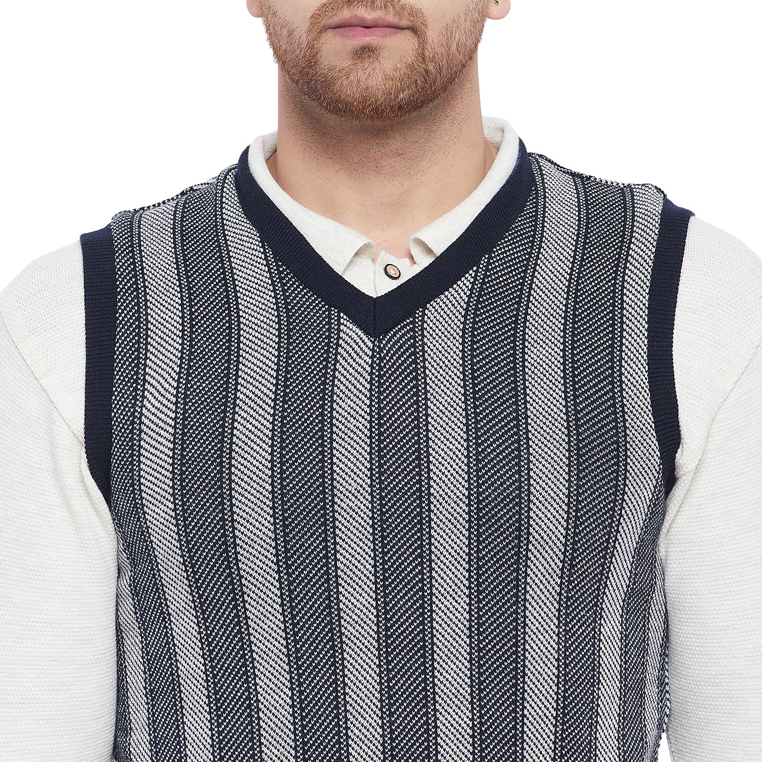 Duke Urban Men Sleeveless Reversible Sweater (SDS717)