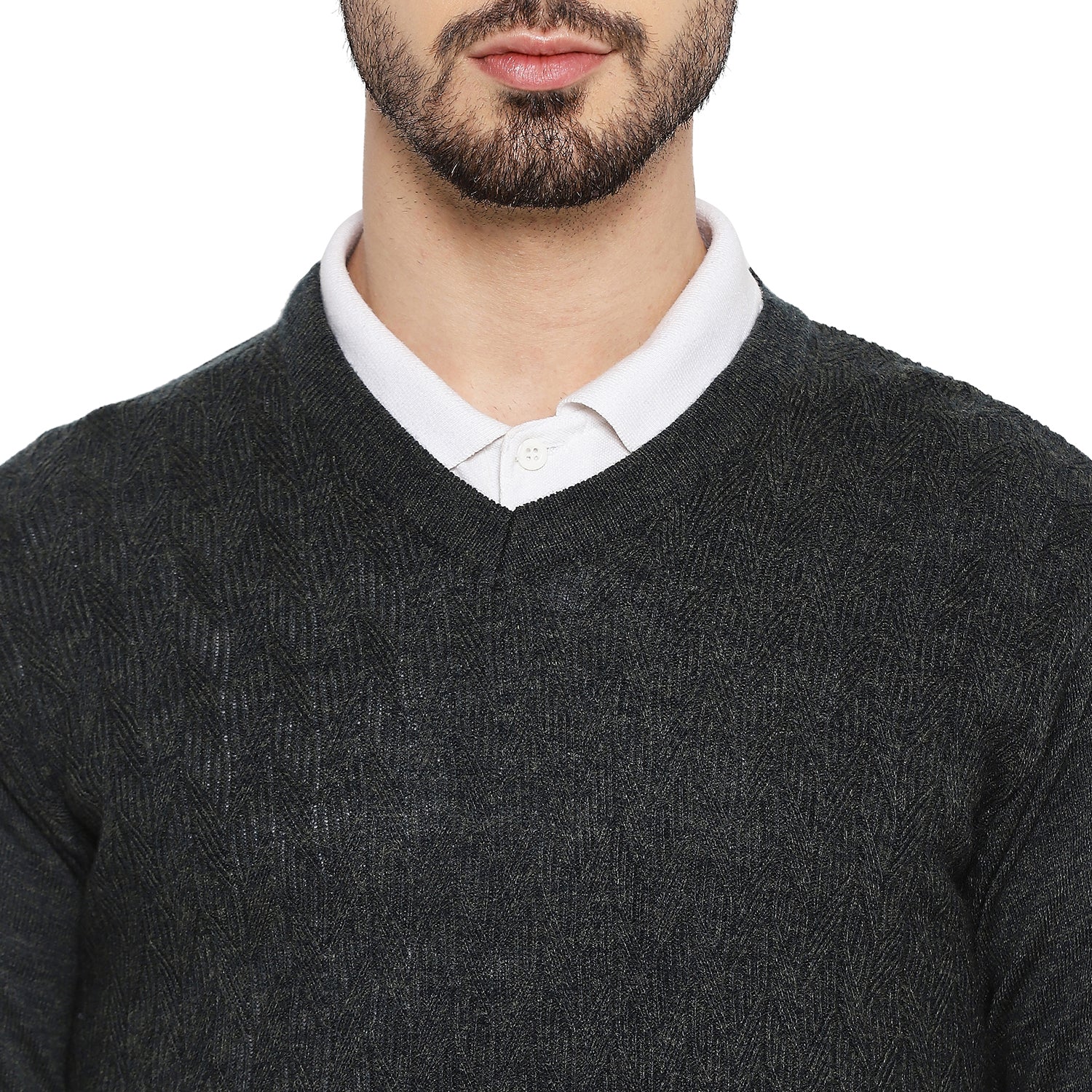 Duke Urban Men Full Sleeve V Neck Sweater (SDS2048)
