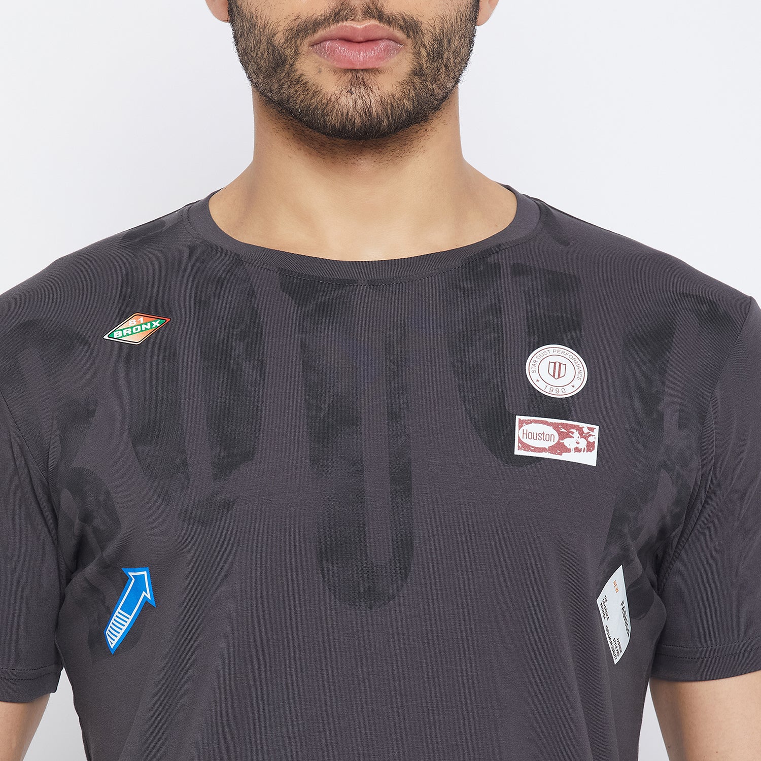 Duke Urban Men Half Sleeve Cotton T-shirt (LF5772)