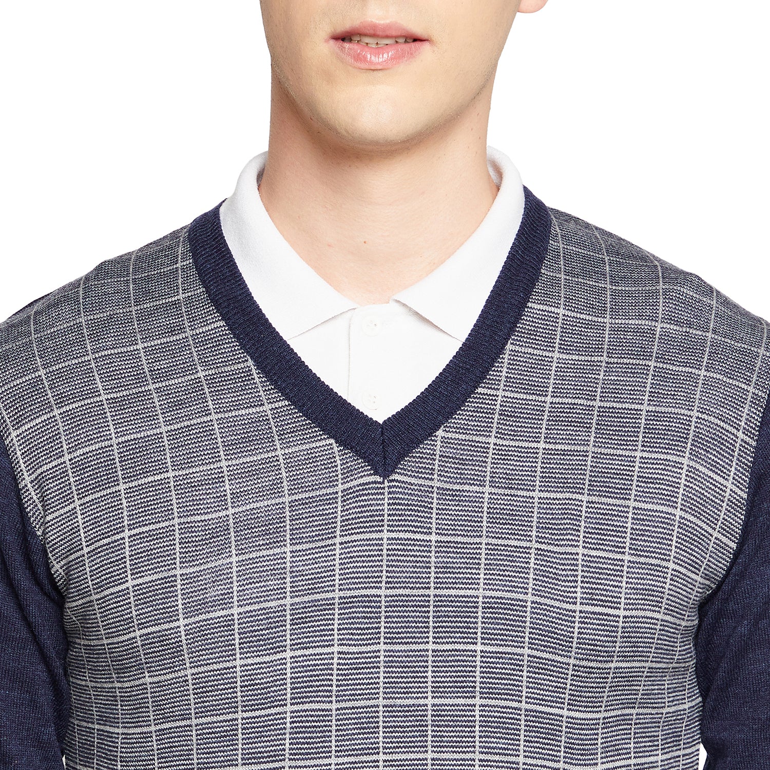 Duke Urban Men Full Sleeve V Neck Sweater (SDS8095)