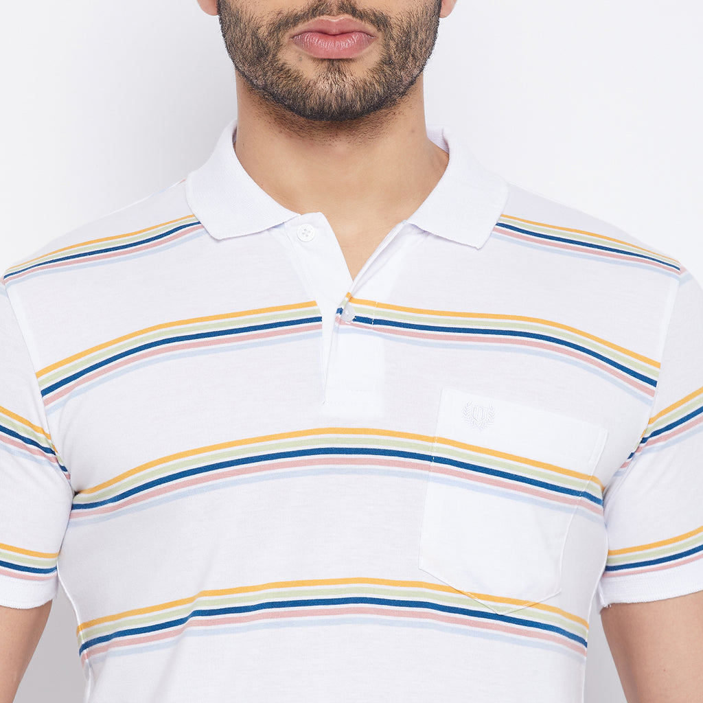 Duke Stardust Men Half Sleeve Cotton T-shirt (LF5805)