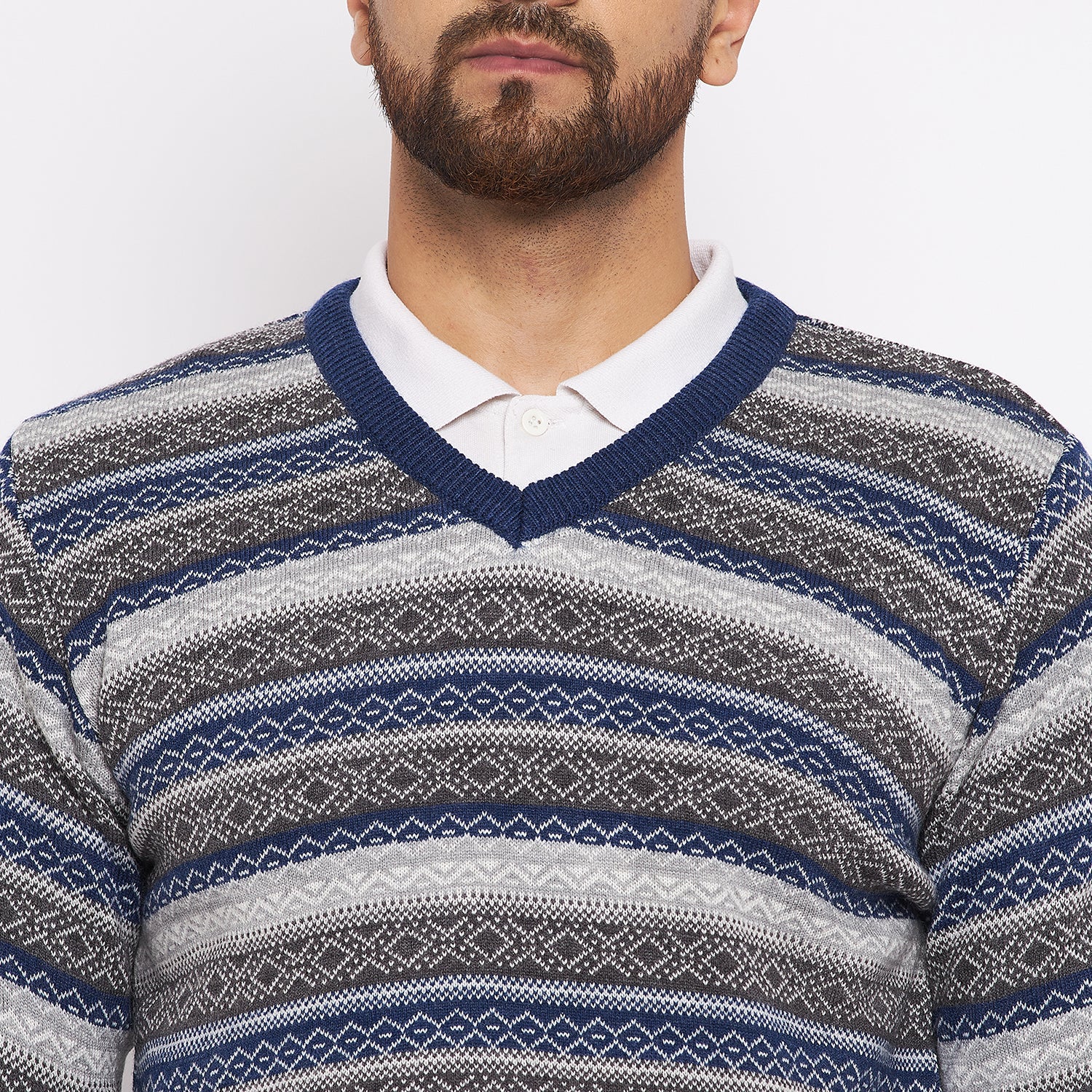 Duke Urban Men Full Sleeve V-Neck Sweater (SDS2060)