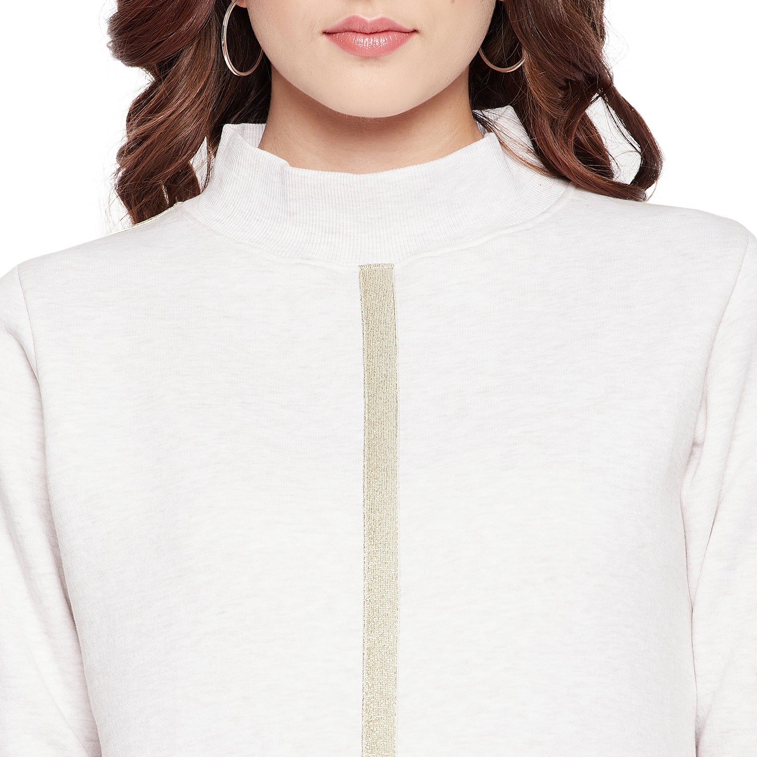 Duke Urban Women Full Sleeve High Neck Sweatshirt (LFX770)