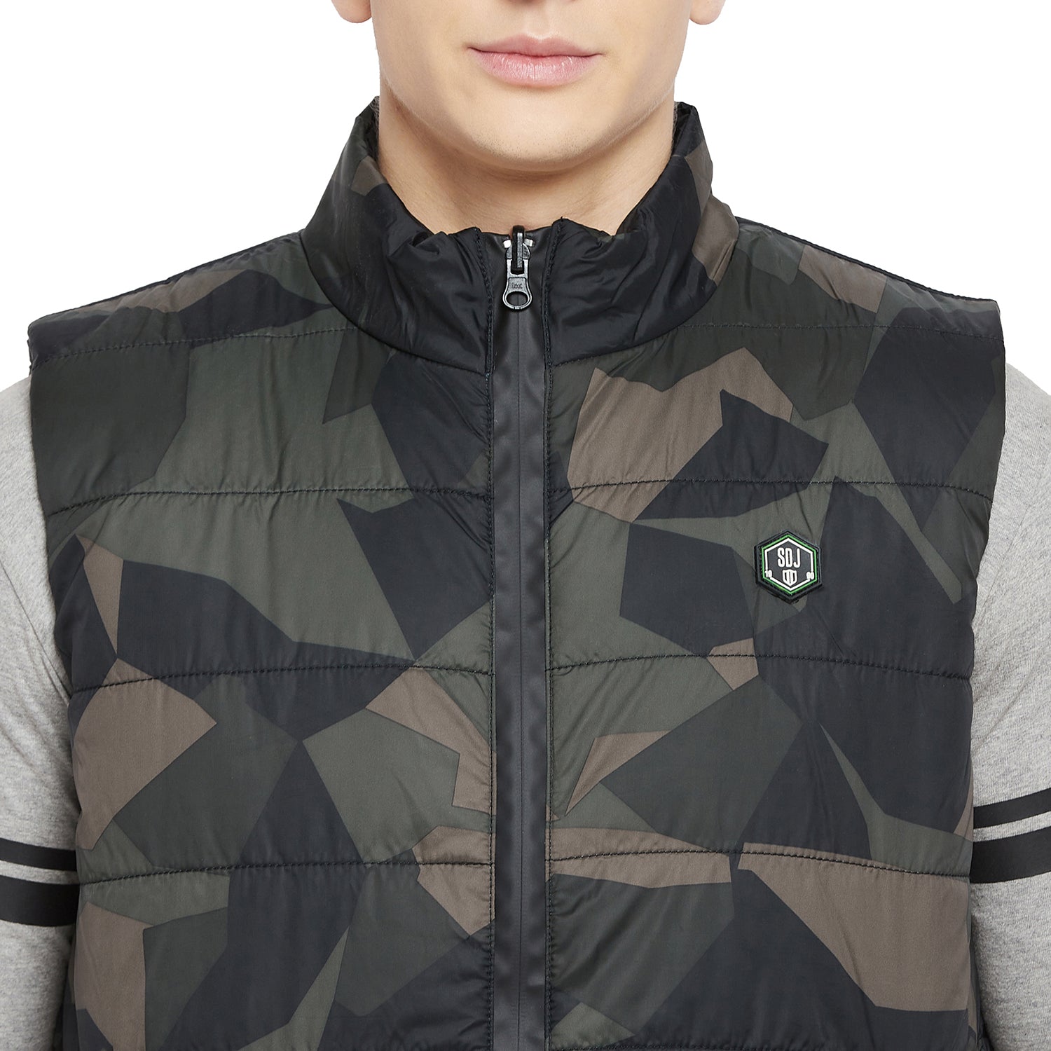 Duke Urban Men Sleeveless Reversible Jacket (SDZ907)