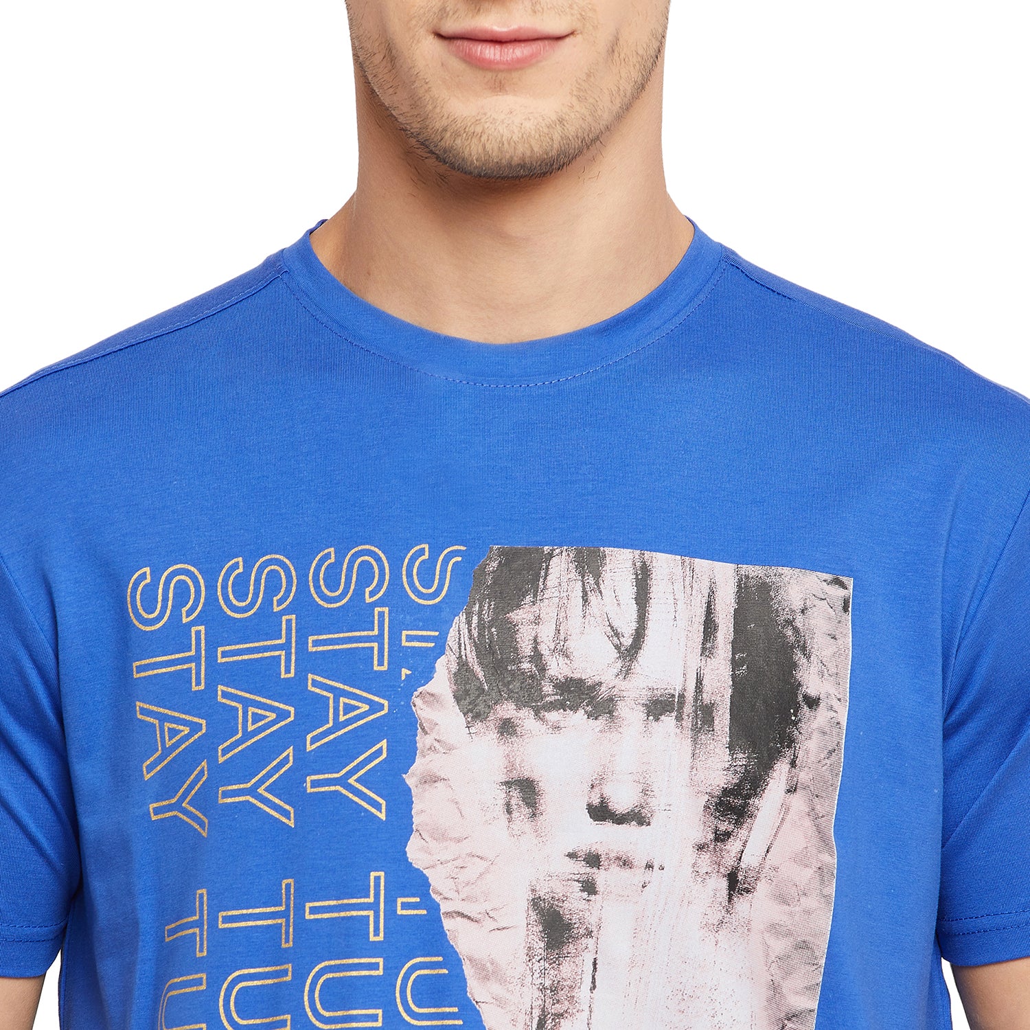 Duke Stardust Men Half Sleeve Cotton T-shirt (LF5286)