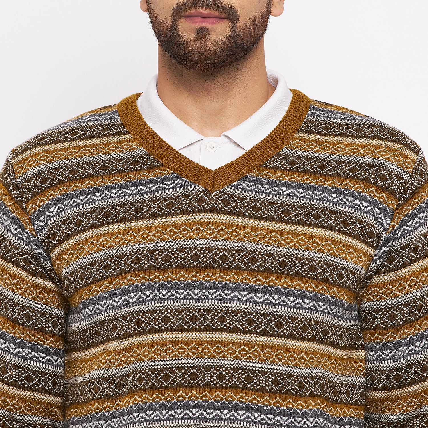 Duke Urban Men Full Sleeve V-Neck Sweater (SDS2060)