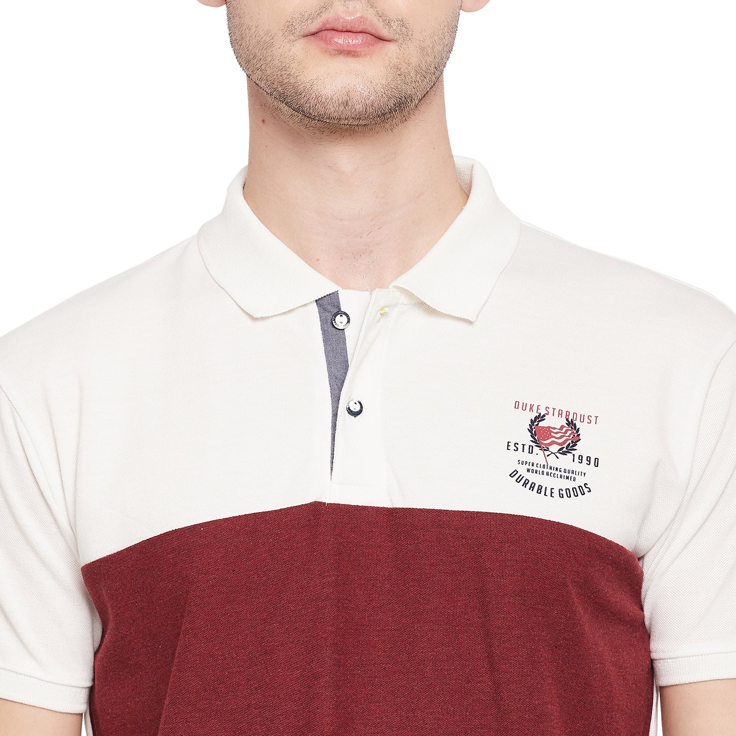Duke Stardust Men Half Sleeve Cotton T-shirt (LF5383)