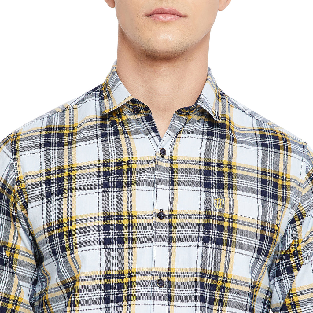 Duke Stardust Men Full Sleeve  Cotton Shirt (SDO5CKIC)