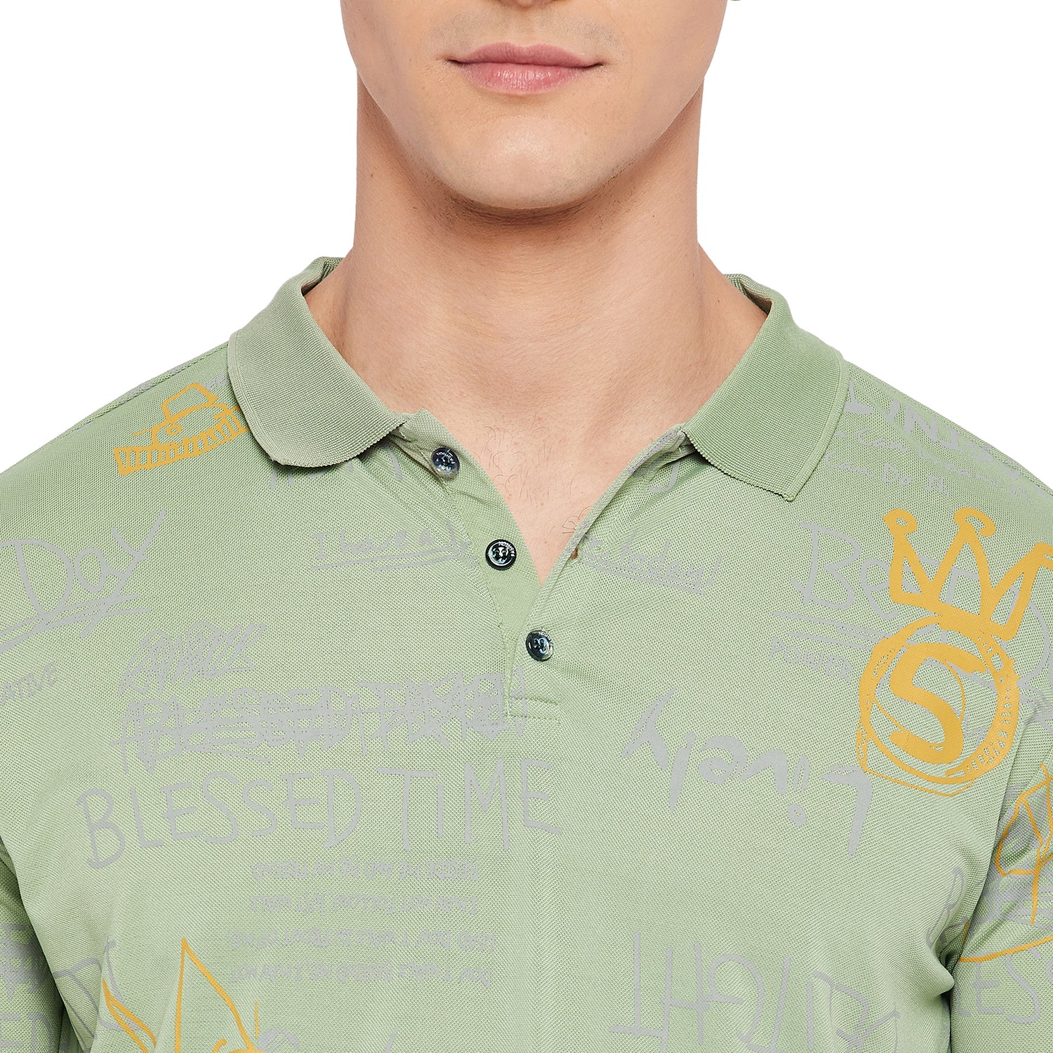 Duke Stardust Men Half Sleeve Cotton T-shirt (LF5036)