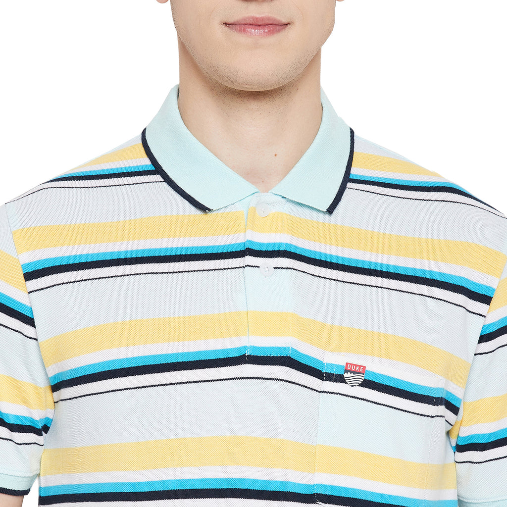 Duke Stardust Men Half Sleeve Cotton T-Shirt (LF5358)