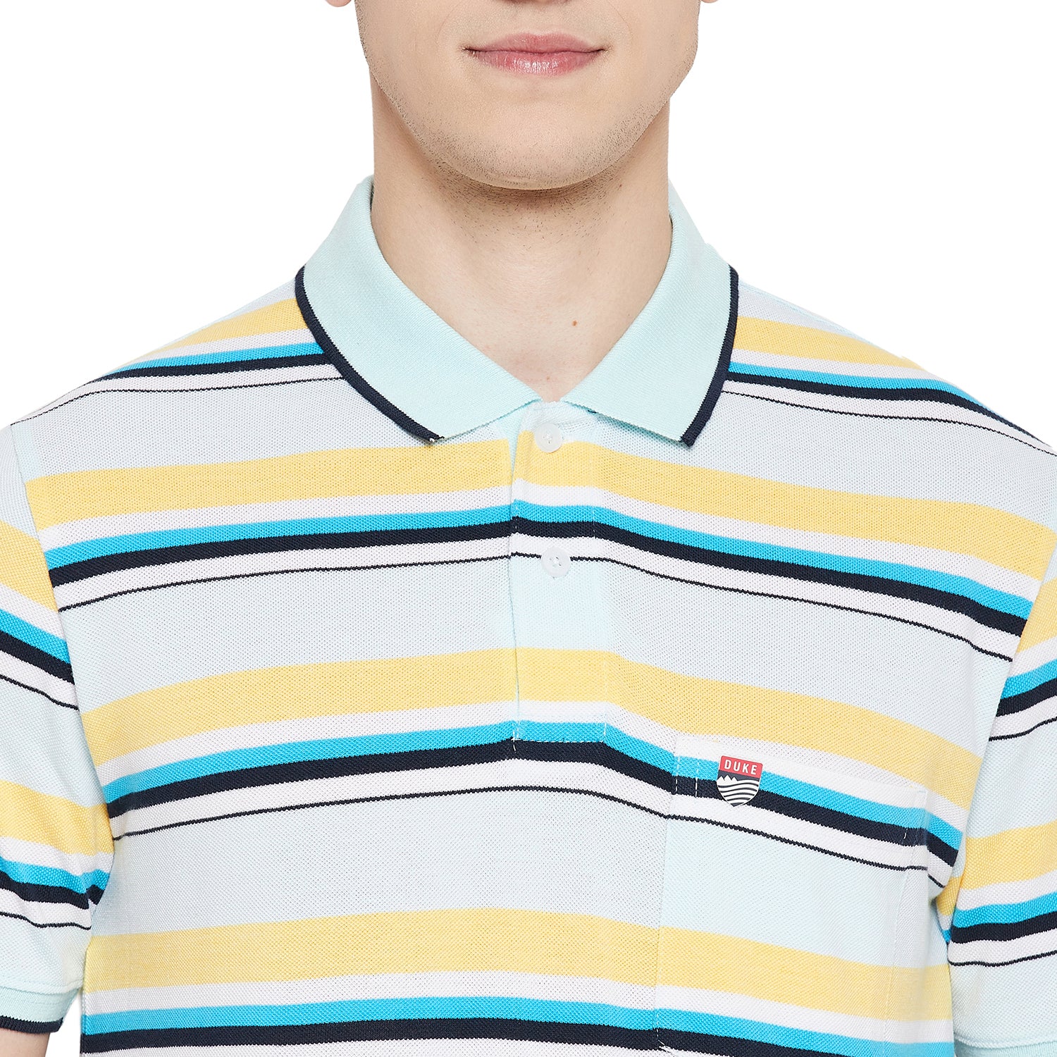 Duke Stardust Men Half Sleeve Cotton T-Shirt (LF5358)