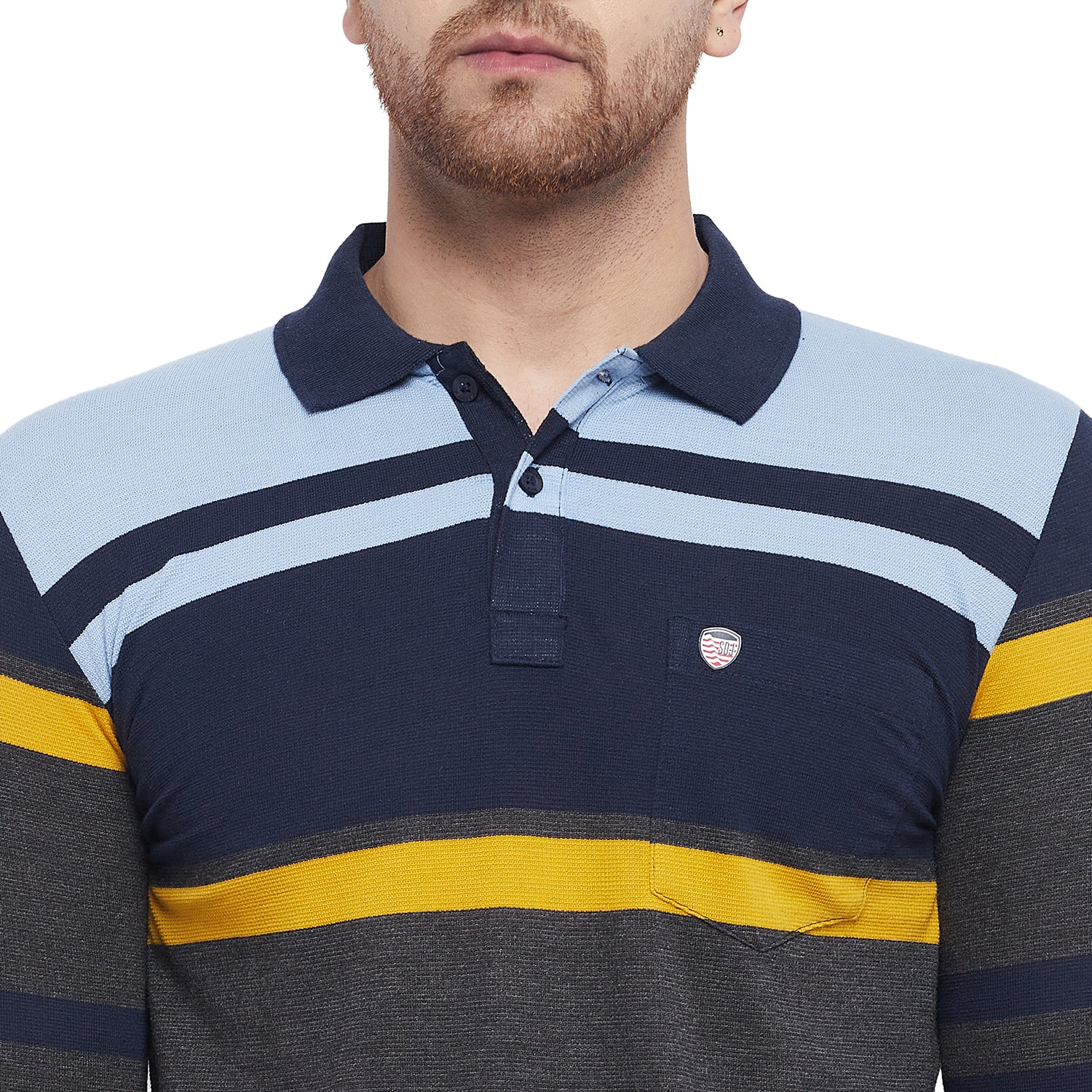Duke Stardust Men Full Sleeve Cotton T-Shirt (LF3905)