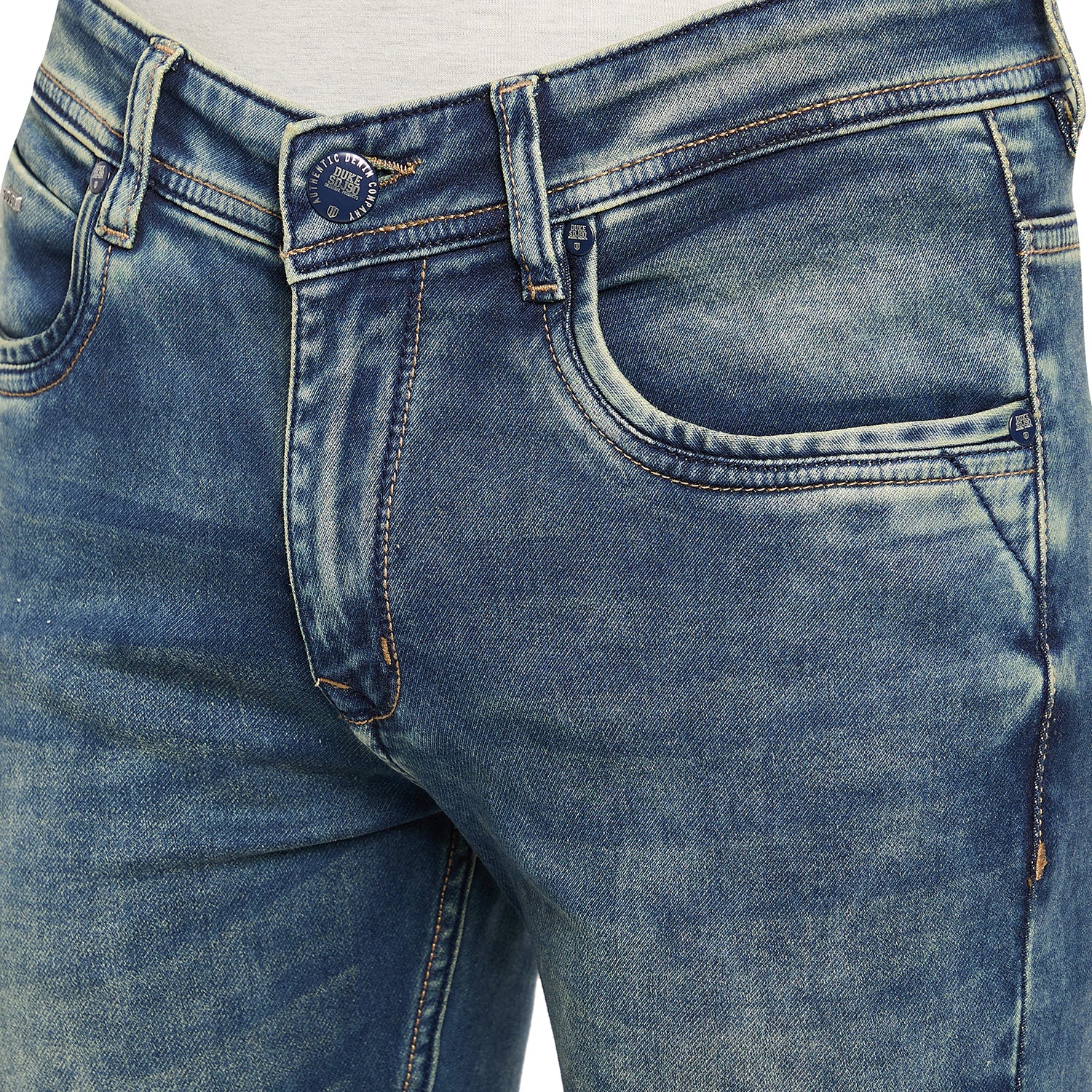 Duke Stardust Men Stretchable Slim Fit Jeans (SDD5350)