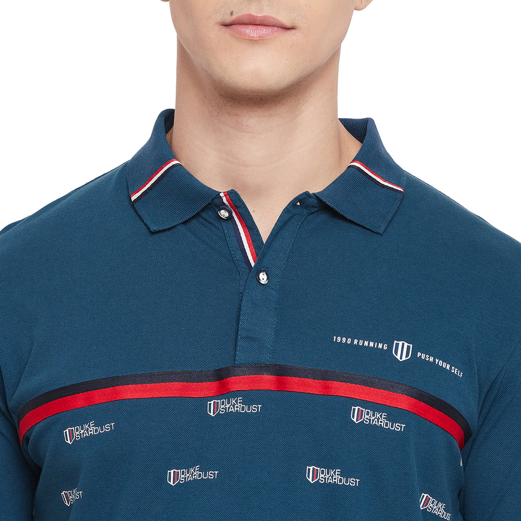 Duke Stardust Men Half Sleeve Cotton T-shirt (LF5493)