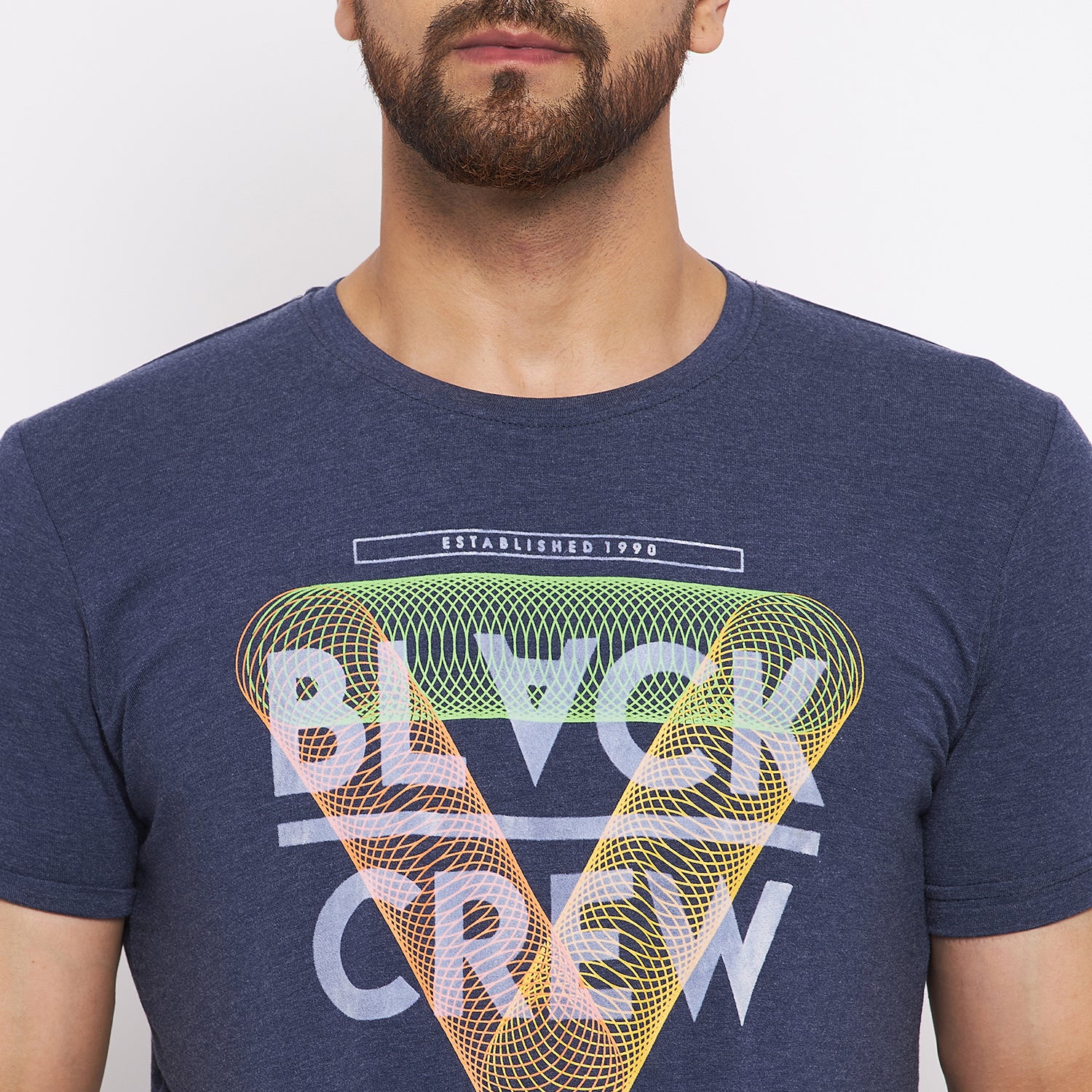Duke Stardust Men Half Sleeve Cotton T-shirt (LF4966)