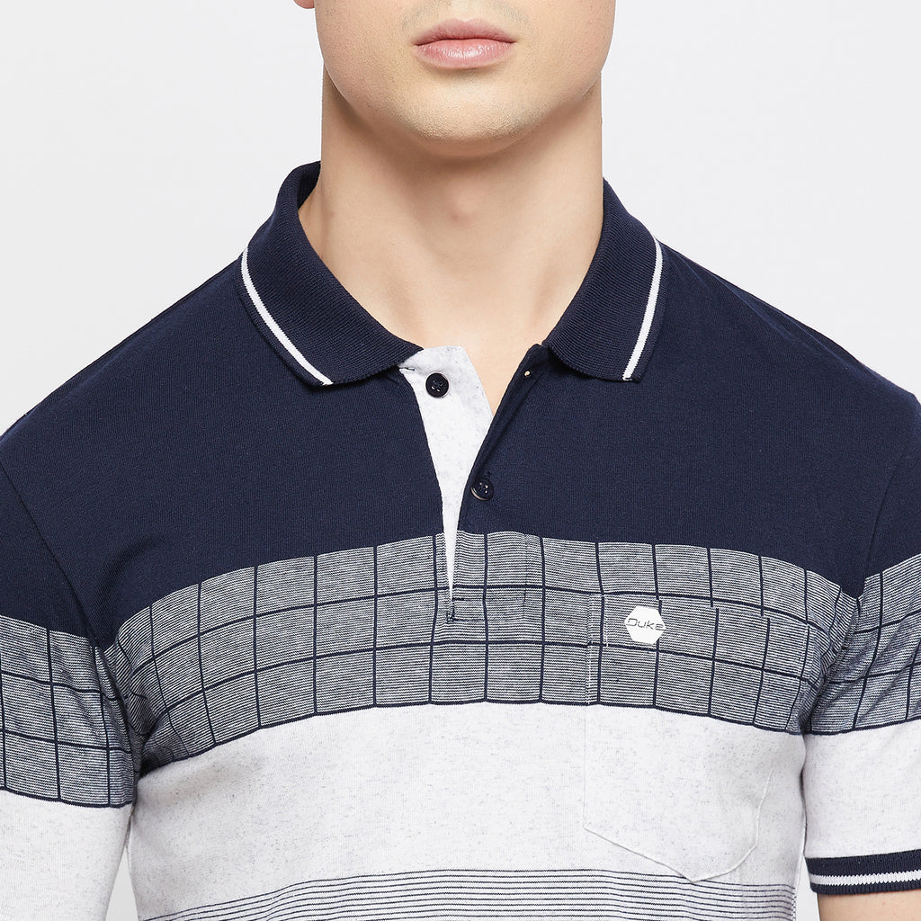 Duke Stardust Men Half Sleeve Cotton T-shirt (LF5716)