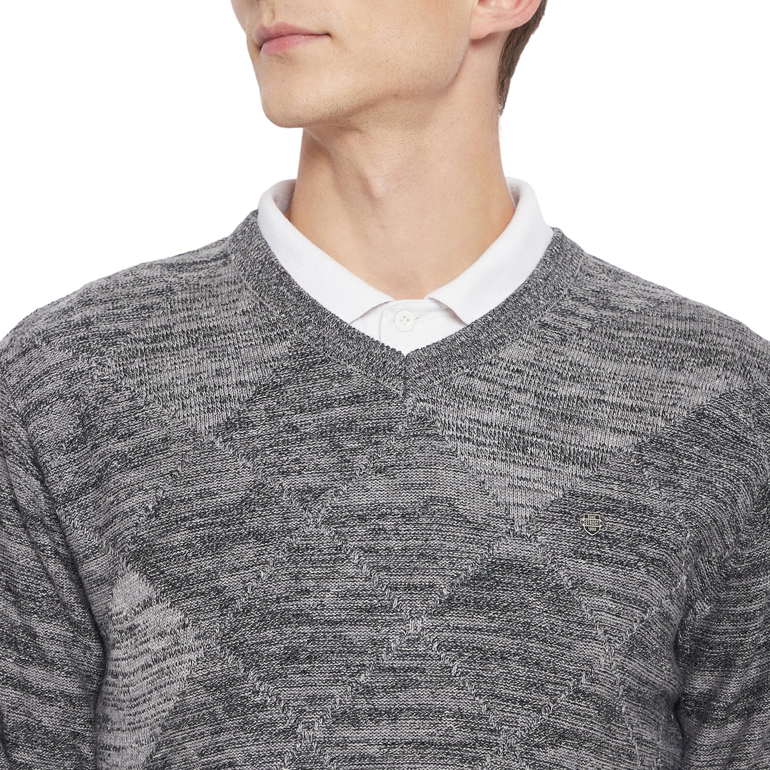 Duke Urban Men Full Sleeve V Neck Sweater (SDS581)