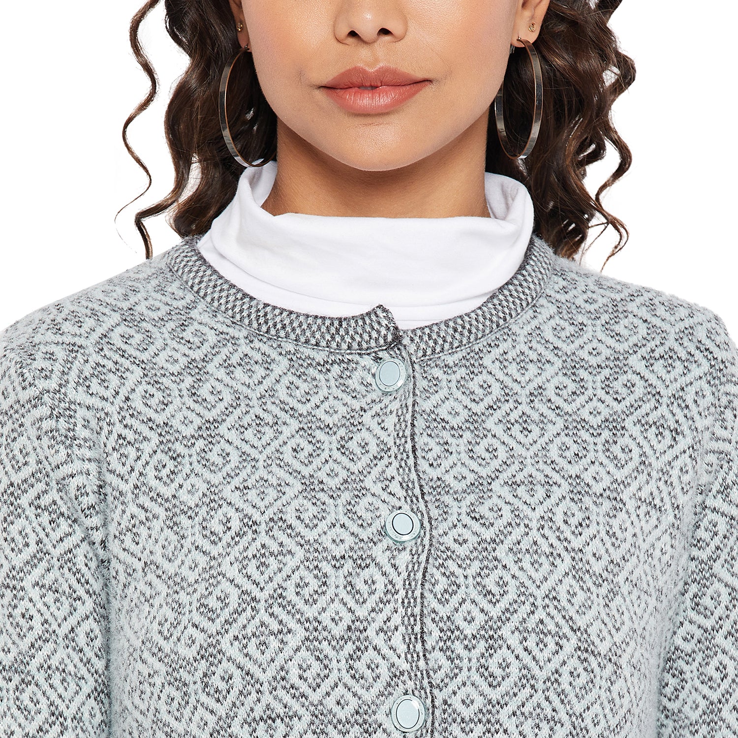 Duke Urban Women Round Neck Cardigan  (SDS1107)