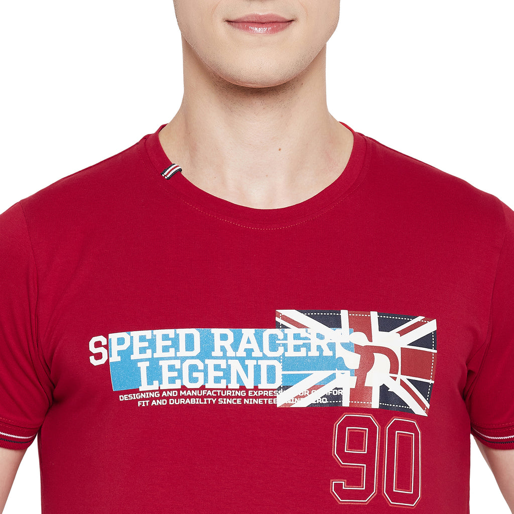 Duke Stardust Men Half Sleeve Cotton T-shirt (LF5259)