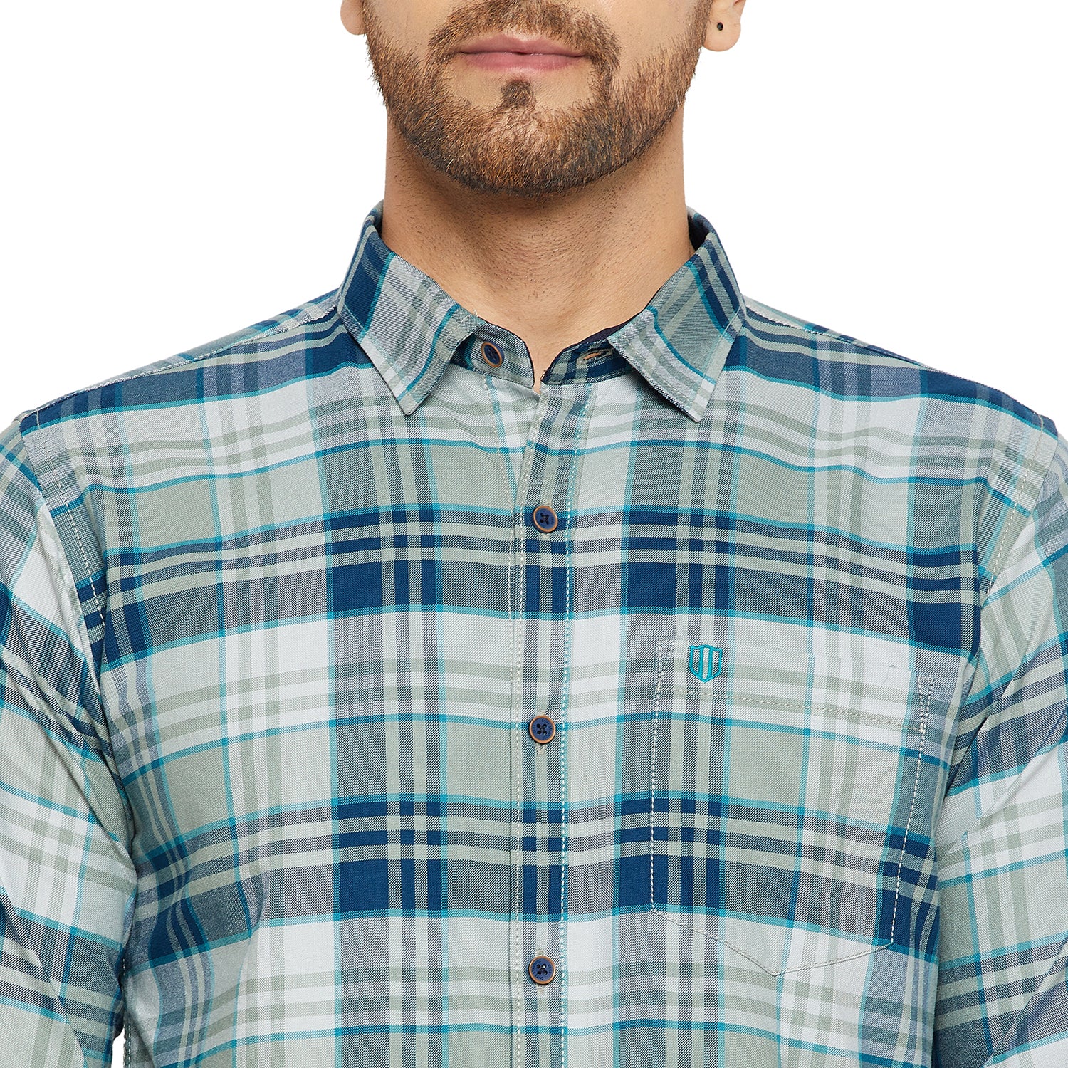Duke Urban Men Slim Fit Solid Spread Collar Casual Shirt (SDO5CKOL)