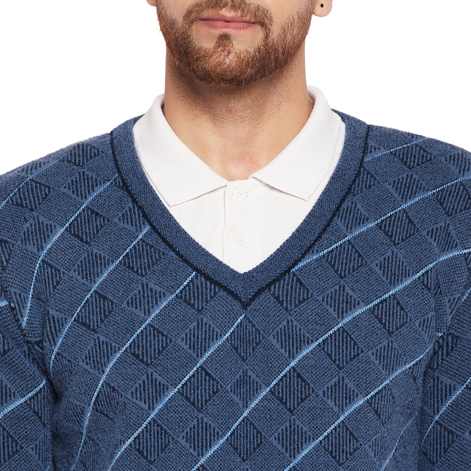Duke Urban Men Full Sleeve V-Neck Sweater (SDS2052)