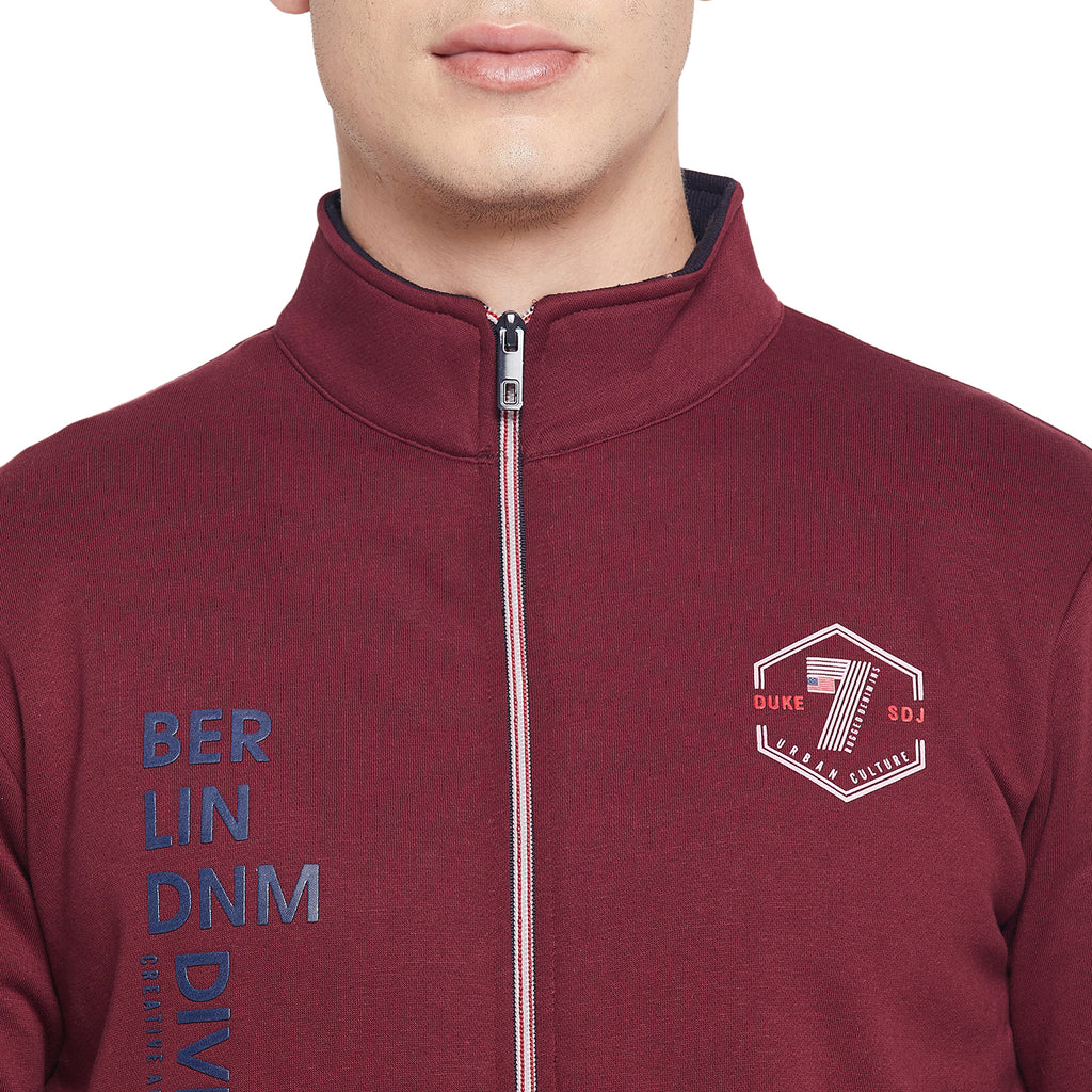 Duke Stardust Men Zipper Regular Track Suit (LF3710)