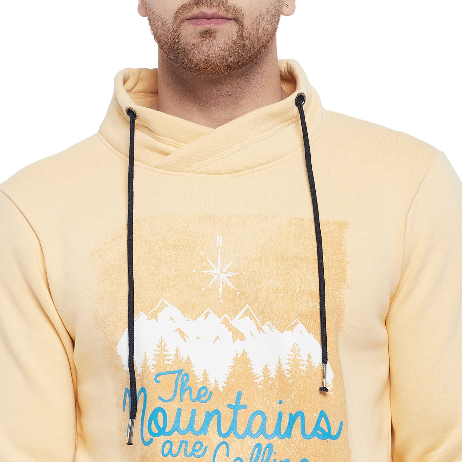 Duke Urban Men Cowl Neck Sweatshirt (LF3853)
