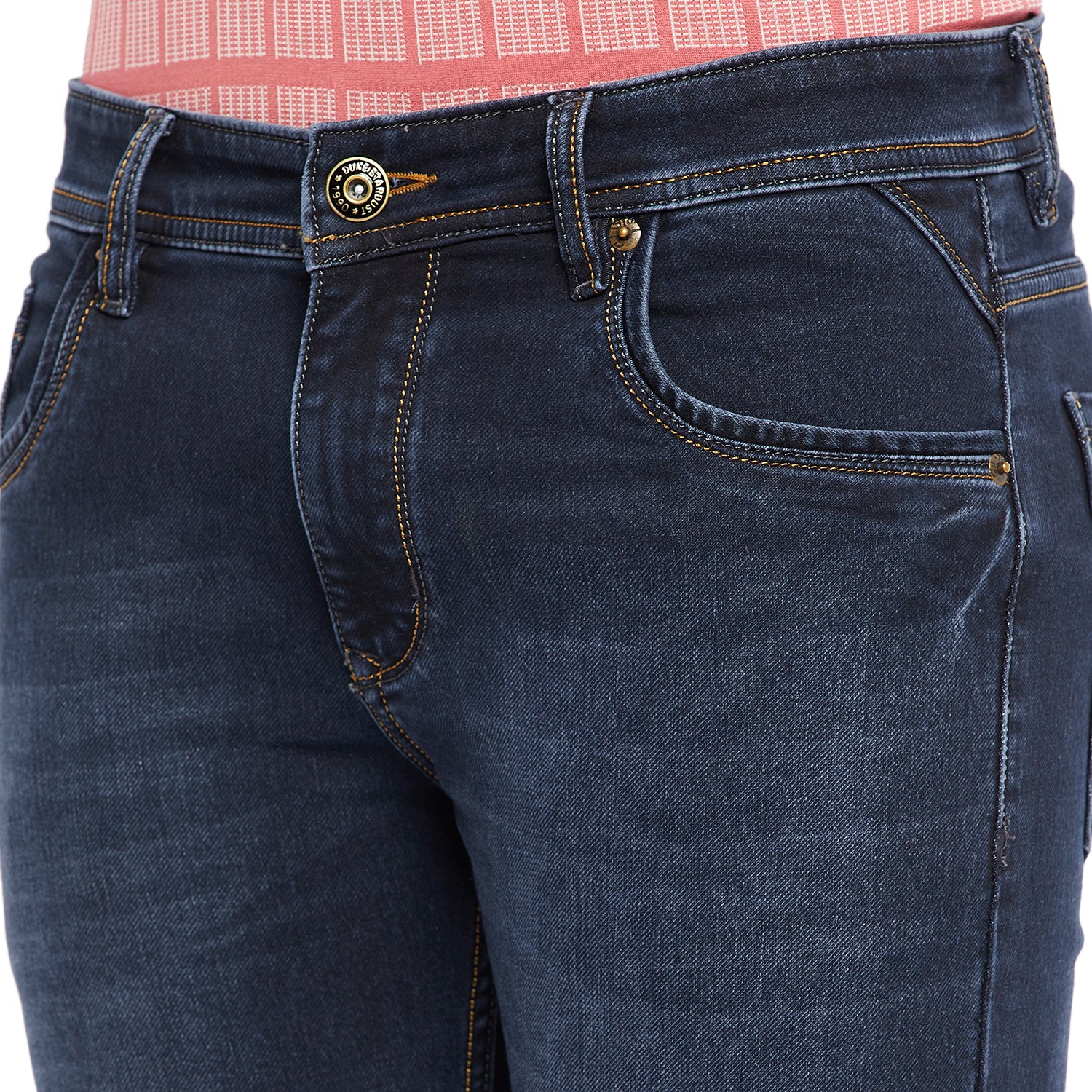 Duke Stardust Men Slim Fit Stretchable Jeans (SDD5180)