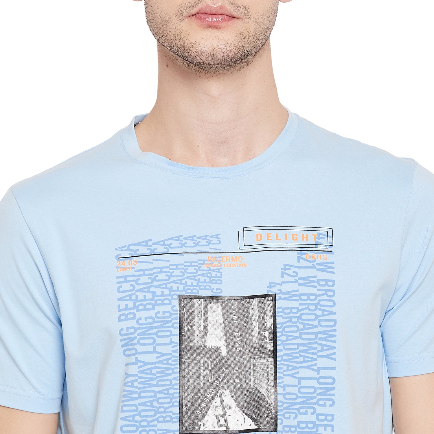 Duke Stardust Men Half Sleeve Cotton T-shirt (LF5285)
