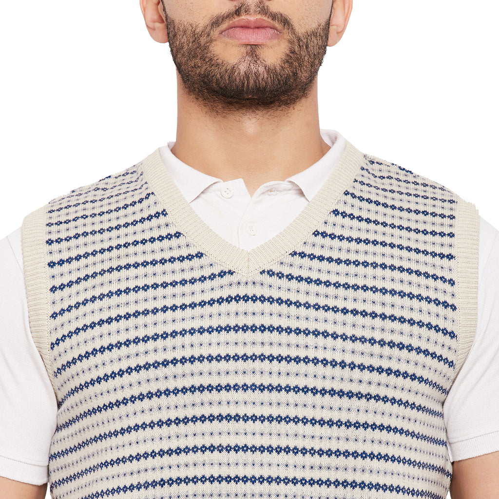 Duke Urban Men Printed Sleeveless Sweater (SDS2034)