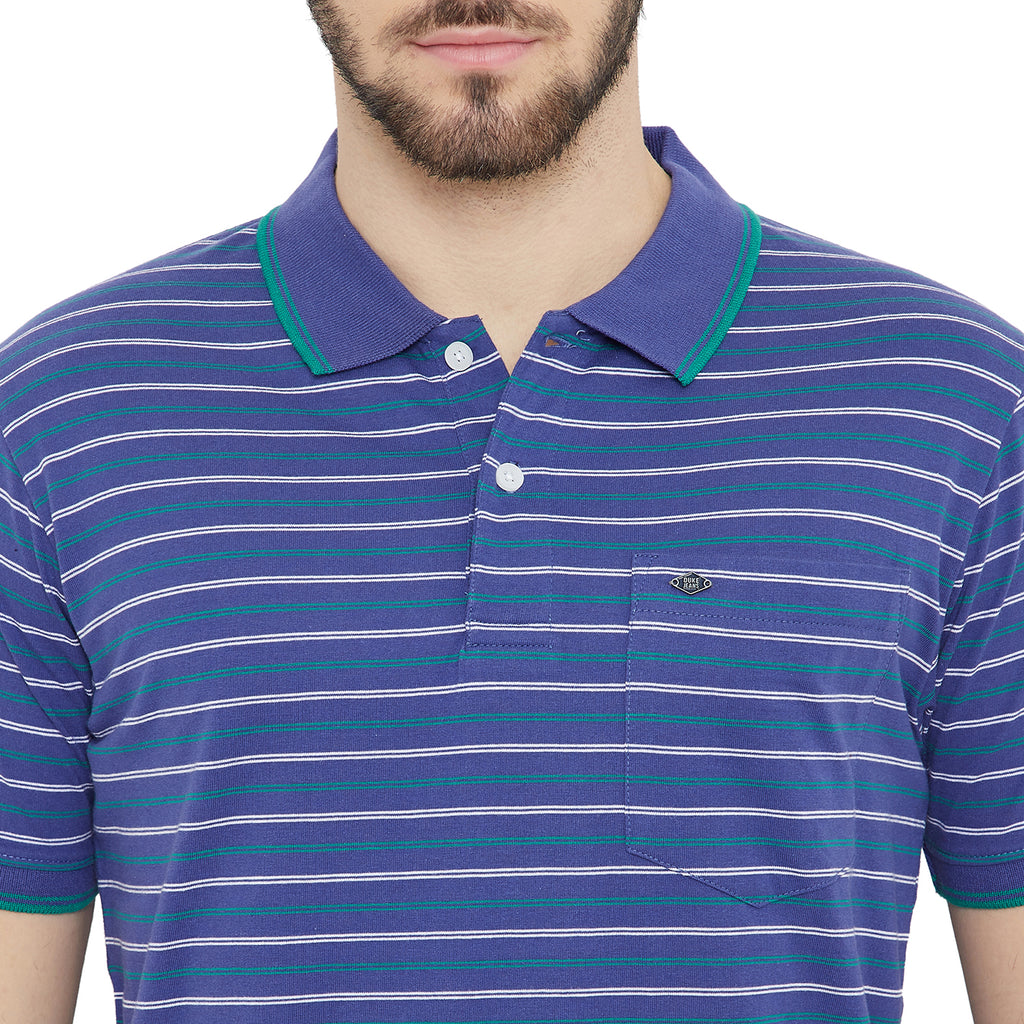 Duke Stardust Men Half Sleeve Cotton T-shirt (MLF4977)