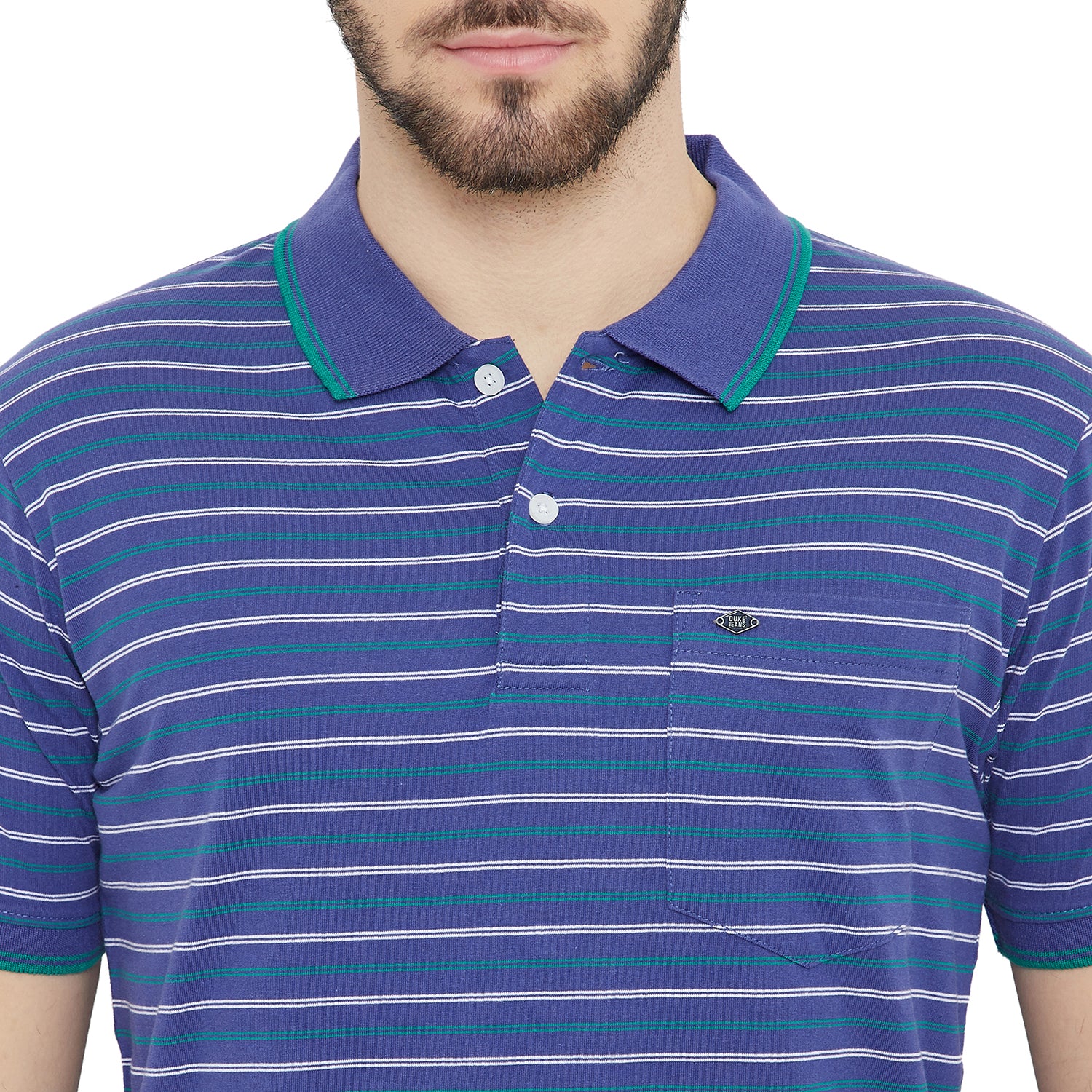 Duke Stardust Men Half Sleeve Cotton T-shirt (MLF4977)