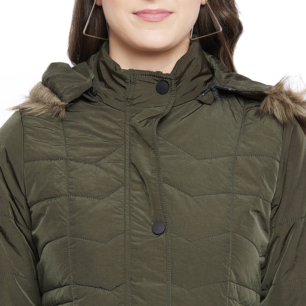 Duke Stardust Women Full Sleeve Padded Jacket (SDZ6691)